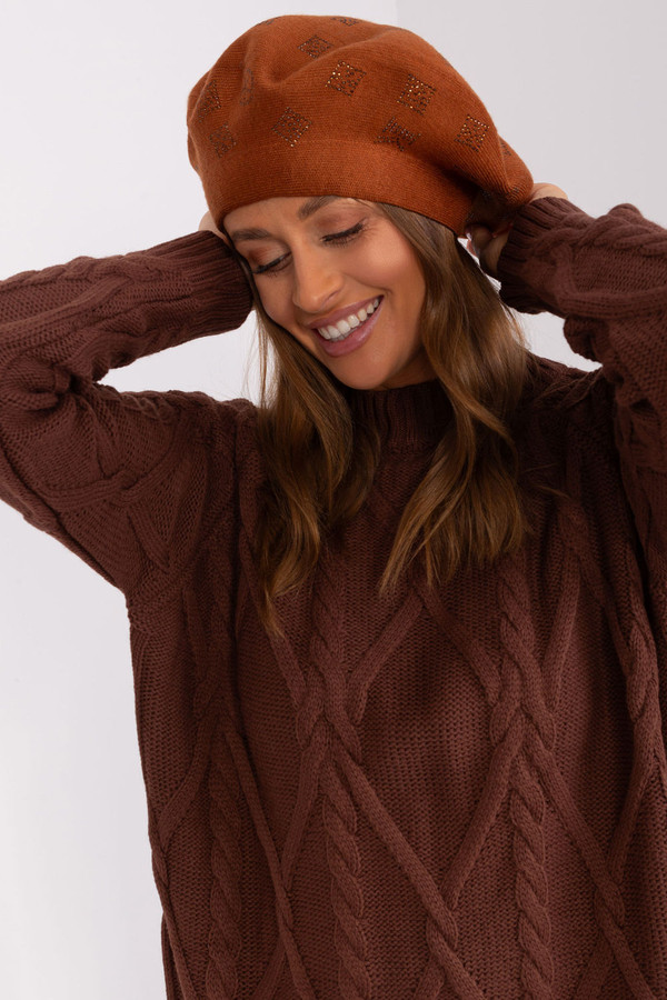 brown - Beret model 191127 AT U704-191127
