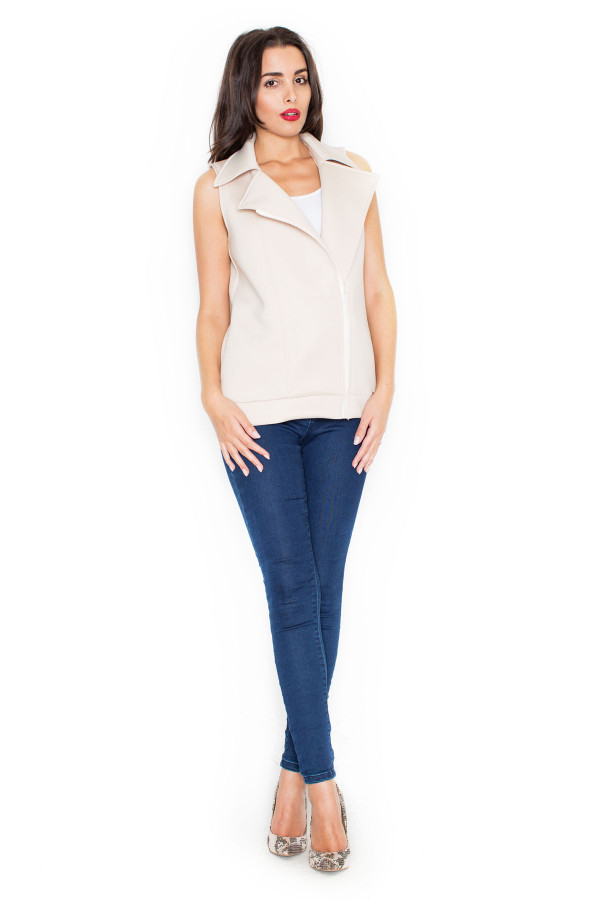 beige - Gilet model 49966 Katrus U704-49966