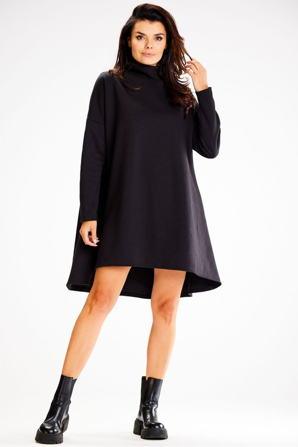 black - Daydress model 187140 awama U704-187140