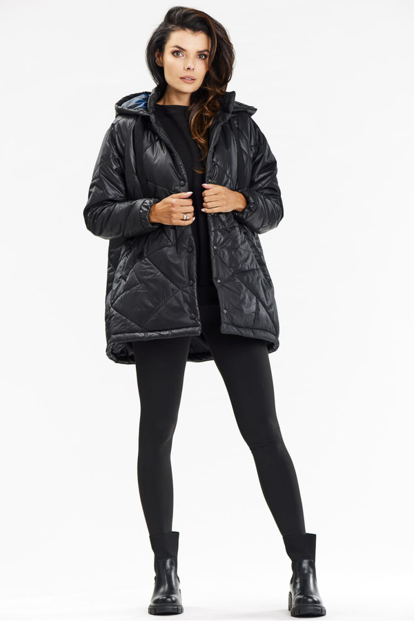 black - Jacket model 200545 awama U704-200545