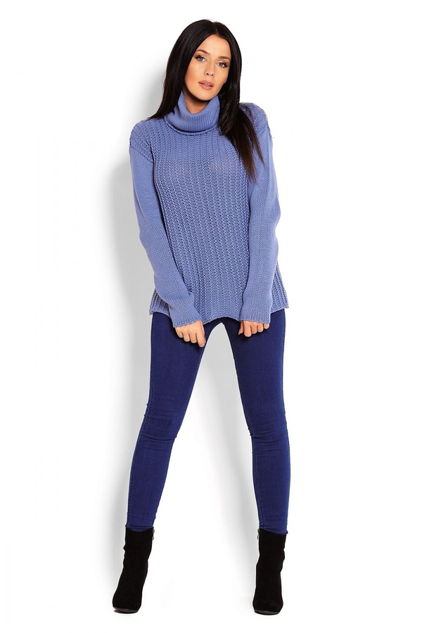 blue - Turtleneck model 123410 PeeKaBoo U704-123410