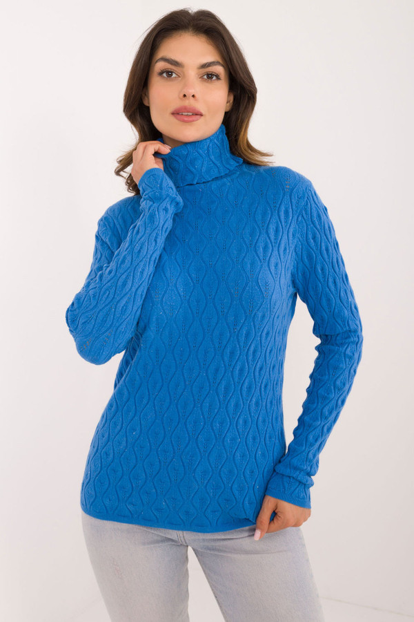 blue - Turtleneck model 203192 AT U704-203192
