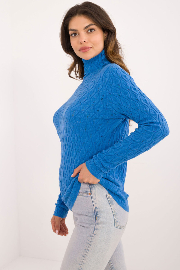 blue - Turtleneck model 203192 AT U704-203192