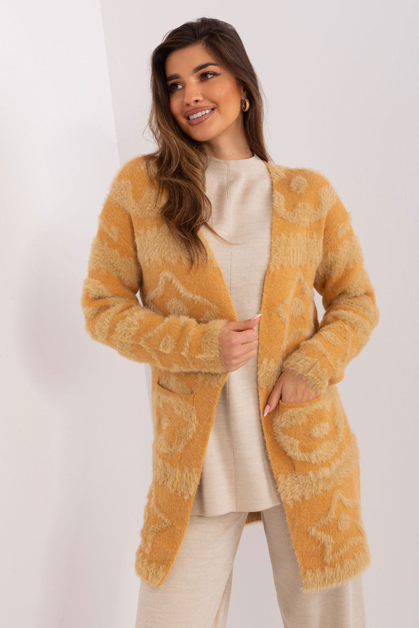 brown - Cardigan model 189215 AT U704-189215