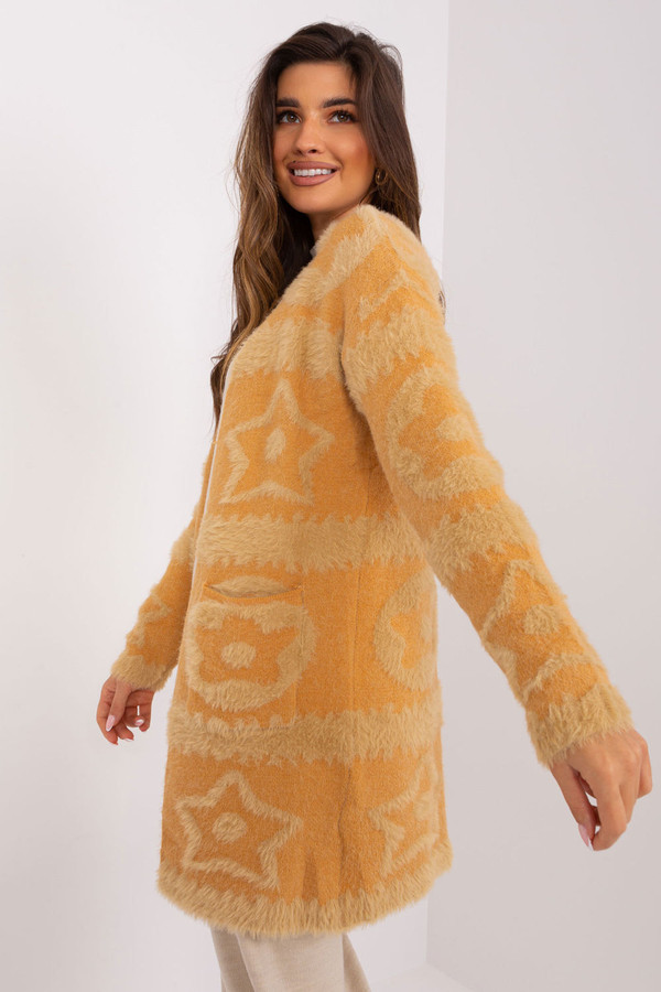 brown - Cardigan model 189215 AT U704-189215