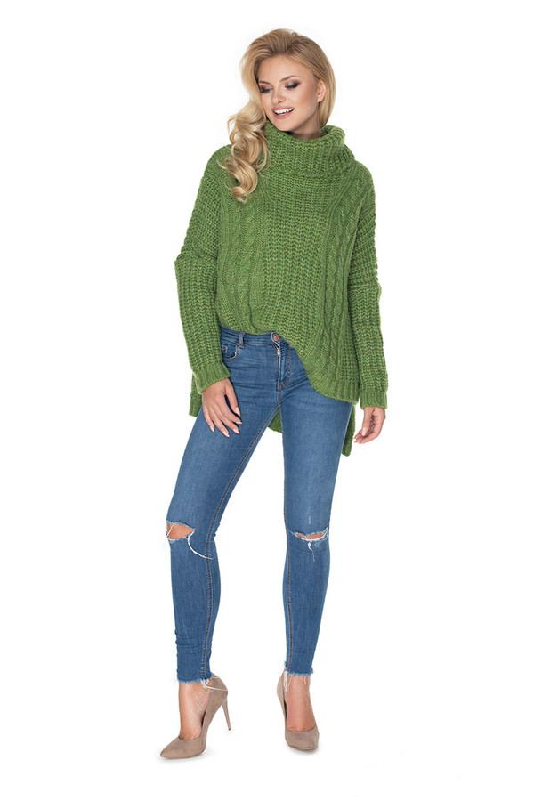 green - Turtleneck model 135313 PeeKaBoo U704-135313