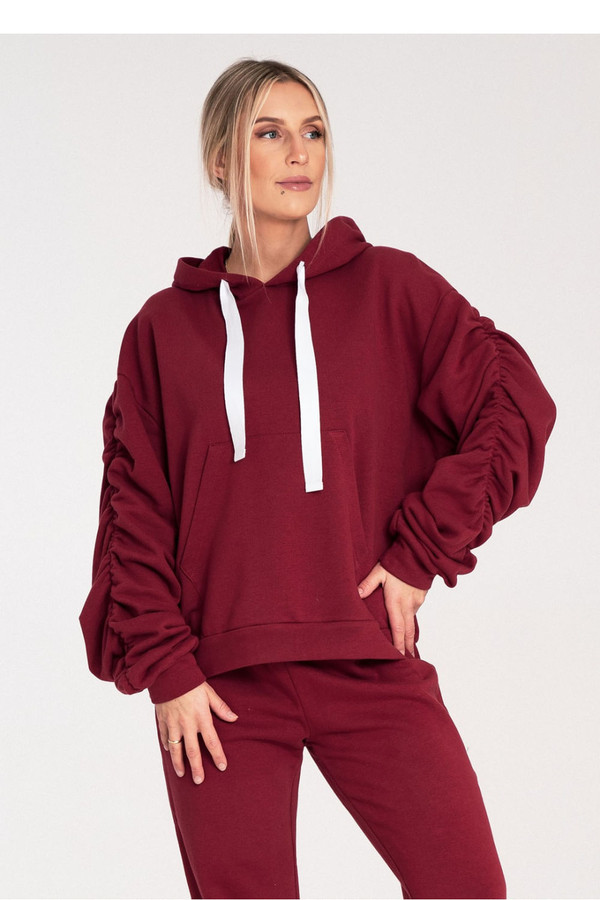 red - Sweatshirt model 203131 Figl U704-203131