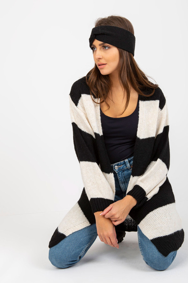 black - Cardigan model 170738 Och Bella U704-170738