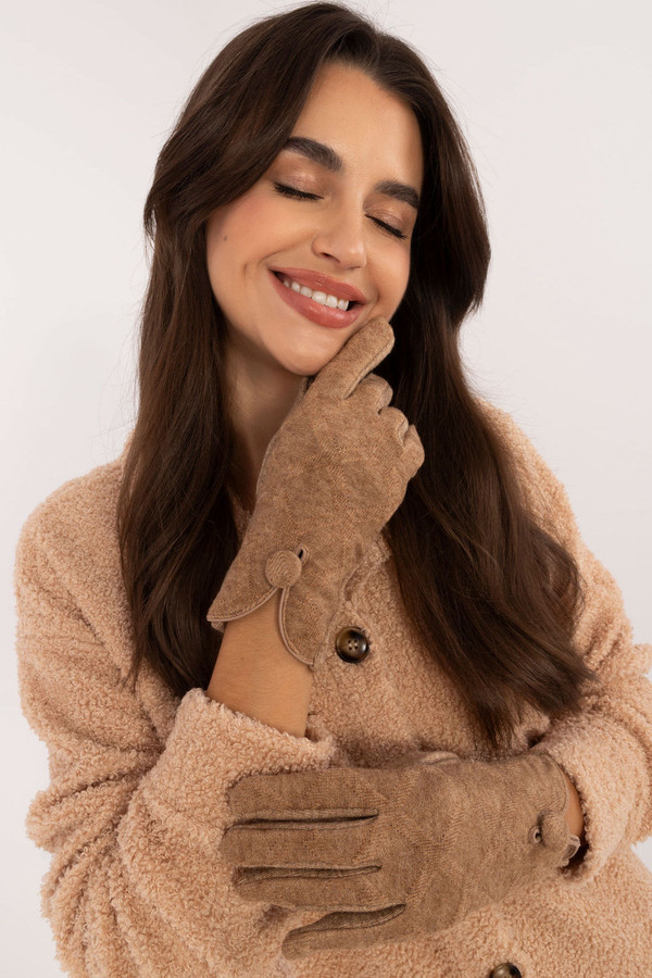 brown - Gloves model 200845 AT U704-200845