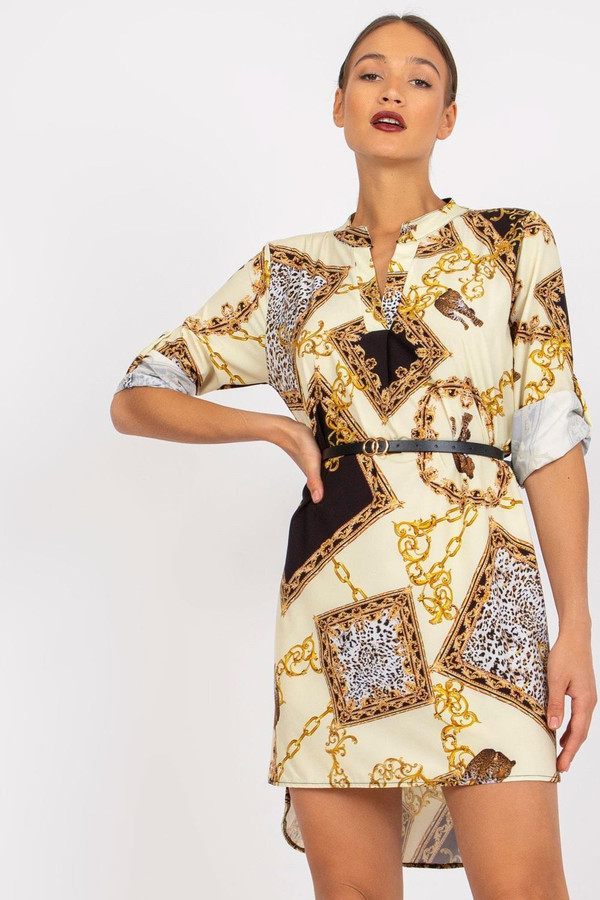 yellow - Daydress model 167482 Italy Moda U704-167482