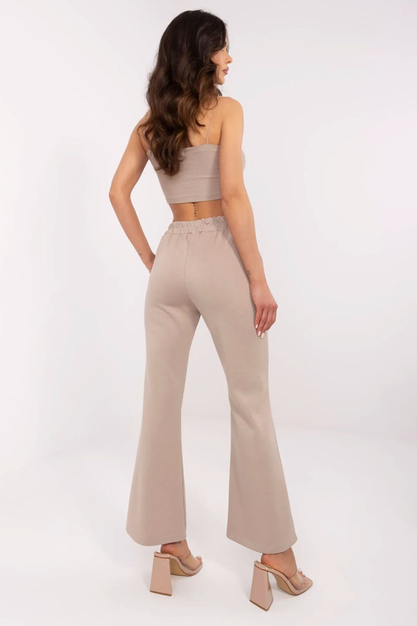 beige - Tracksuit trousers model 210966 Italy Moda U704-210966
