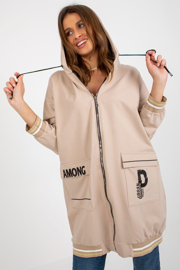beige - Sweatshirt model 176360 Relevance U704-176360