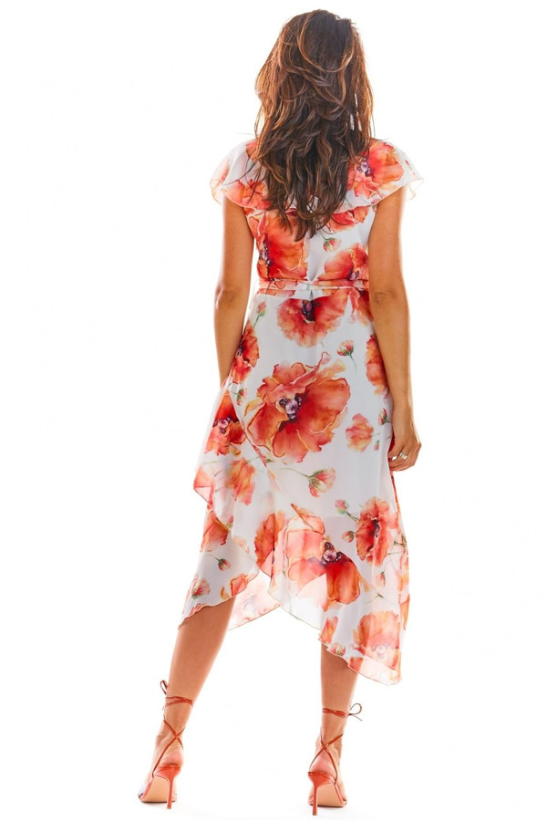 white - Cocktail dress model 133673 awama U704-133673