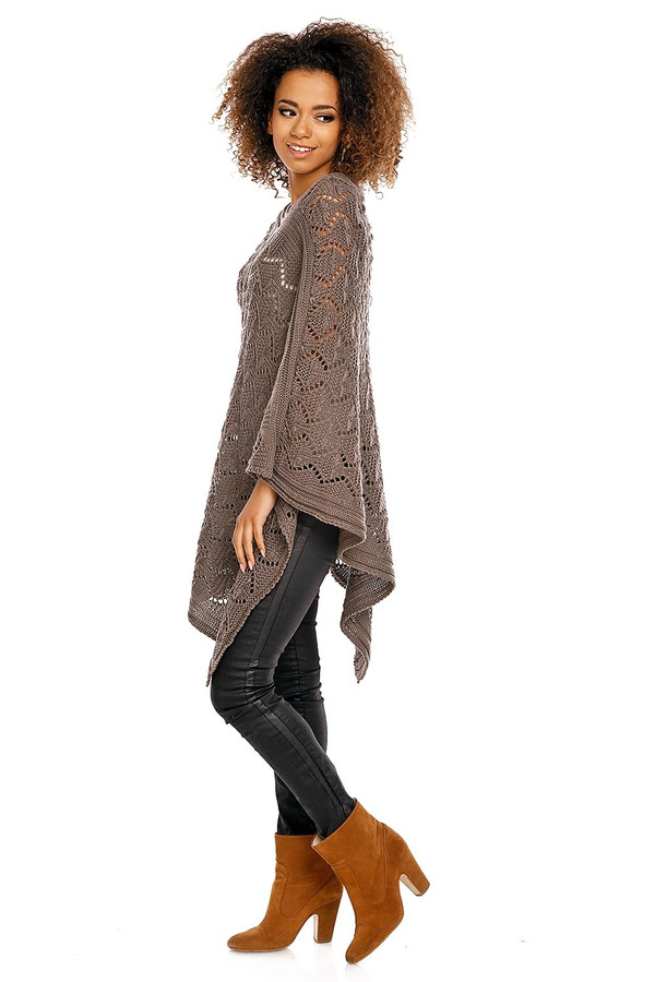 brown - Poncho model 94520 PeeKaBoo U704-94520