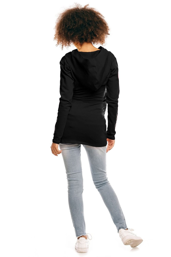 black - Maternity sweatshirt model 84463 PeeKaBoo U704-84463