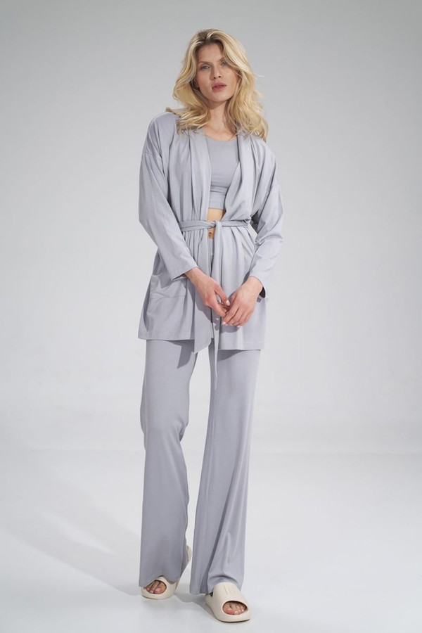 grey - Sweatshirt model 154722 Figl U704-154722