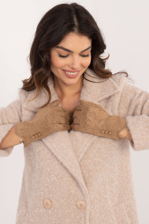 brown - Gloves model 202491 AT U704-202491