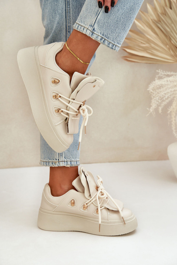 beige - Sport Shoes model 206860 Step in style U704-206860