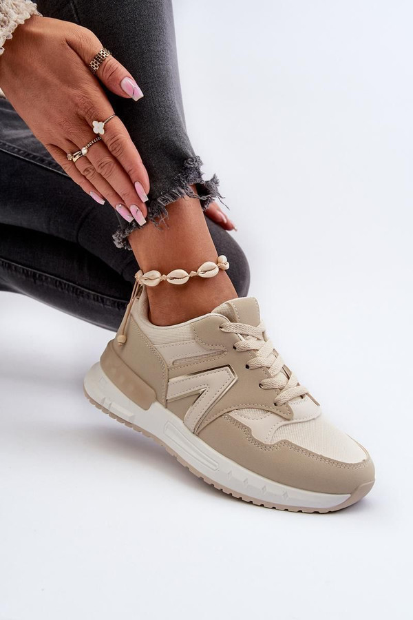 beige - Sport Shoes model 198217 Step in style U704-198217