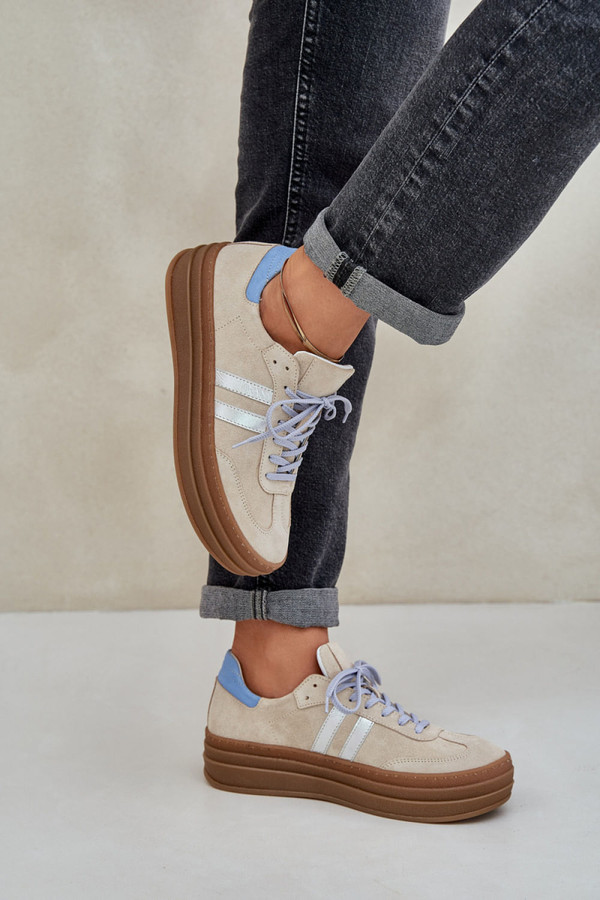 beige - Sport Shoes model 208544 Step in style U704-208544