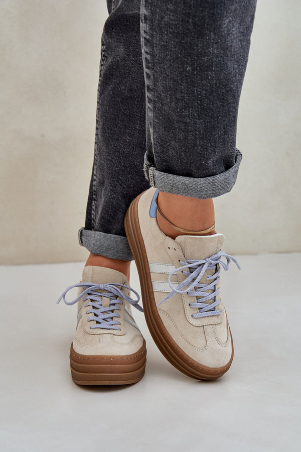 beige - Sport Shoes model 208544 Step in style U704-208544
