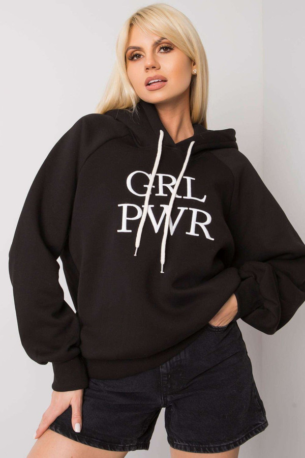 black - Sweatshirt model 160768 Ex Moda U704-160768