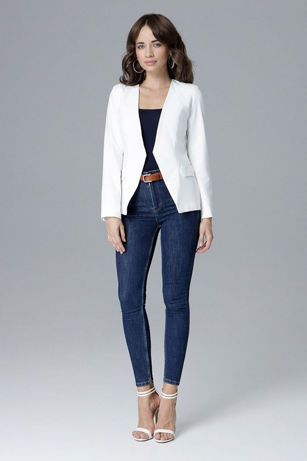 beige - Jacket model 128519 Lenitif U704-128519