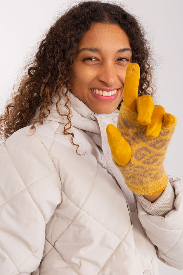 yellow - Gloves model 191091 AT U704-191091