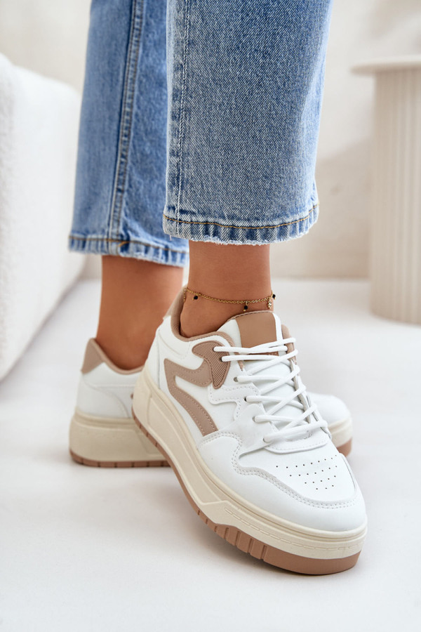 white - Platform sneakers model 201046 Step in style U704-201046