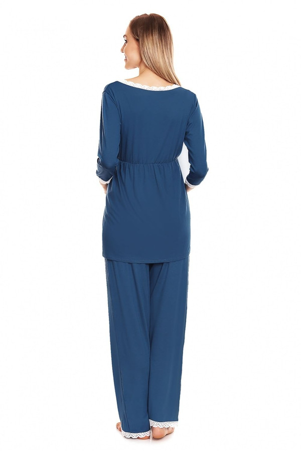 blue - Pregnancy pajamas model 132599 PeeKaBoo U704-132599