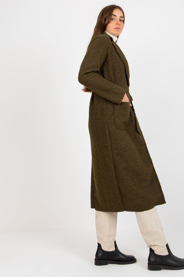 green - Coat model 172454 Och Bella U704-172454