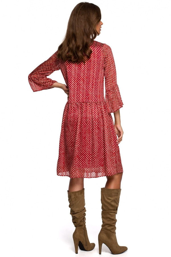 red - Daydress model 149245 Stylove U704-149245