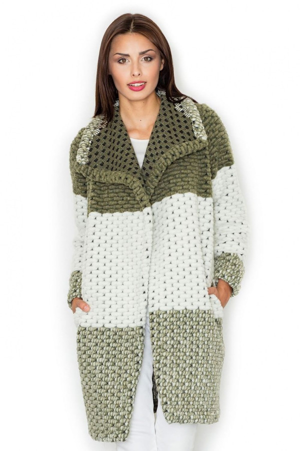 green - Coat model 111503 Figl U704-111503