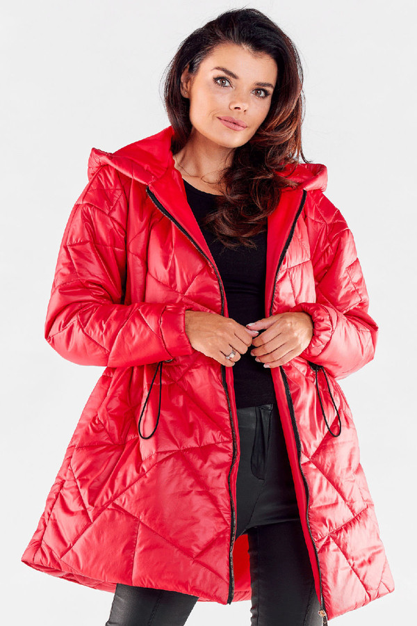 red - Jacket model 173882 awama U704-173882