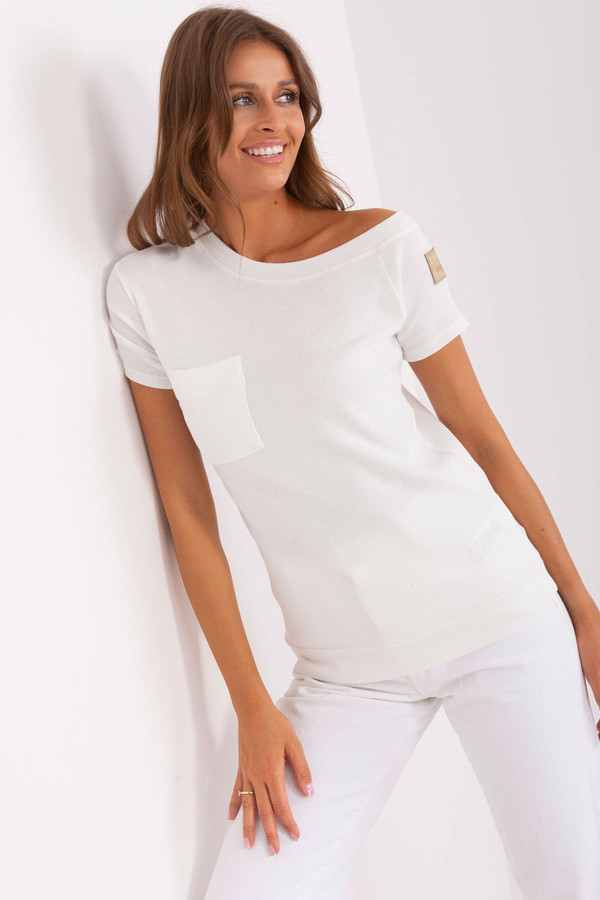 beige - Blouse model 183467 Och Bella U704-183467