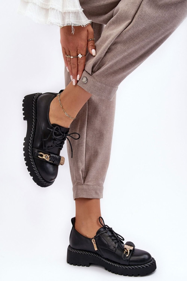 black - Half shoes model 190176 Step in style U704-190176