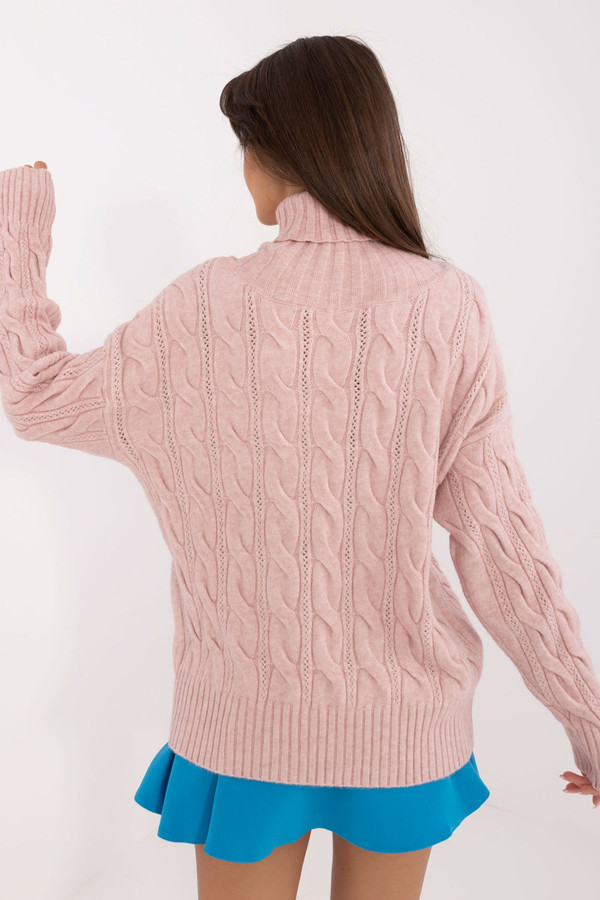 pink - Turtleneck model 199642 AT U704-199642