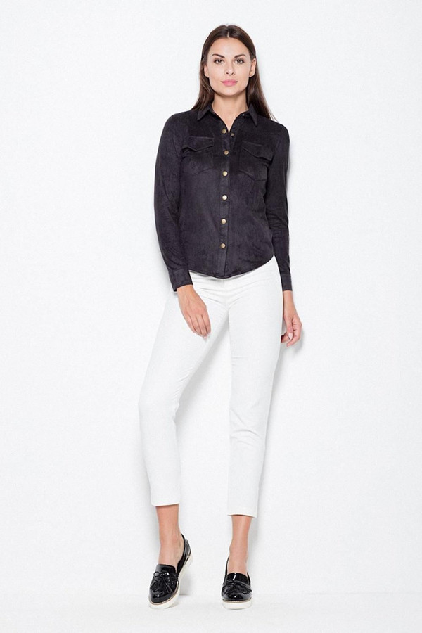black - Long sleeve shirt model 111799 Venaton U704-111799