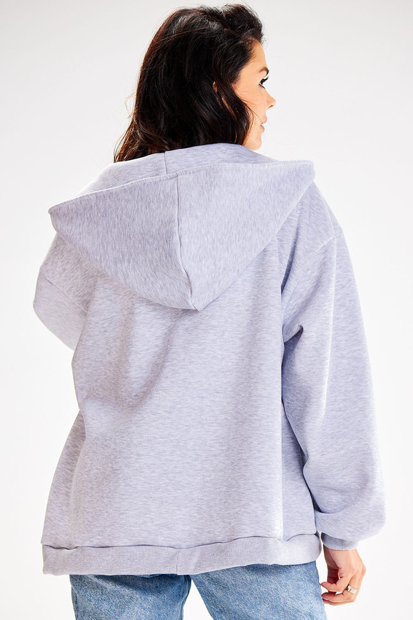 grey - Sweatshirt model 187135 awama U704-187135