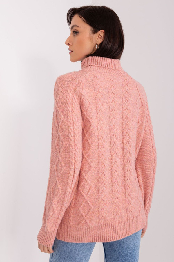 pink - Turtleneck model 189220 AT U704-189220