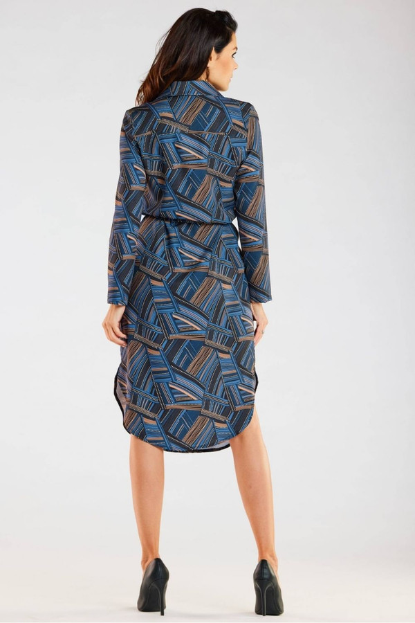 navy blue - Daydress model 176864 awama U704-176864