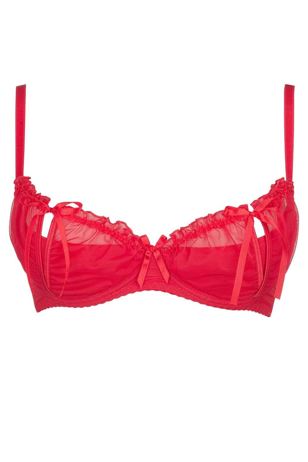 red - Cupless Bra model 51595 Axami U704-51595