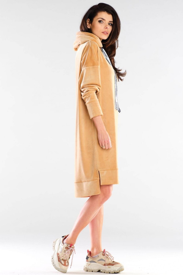beige - Daydress model 154801 awama U704-154801