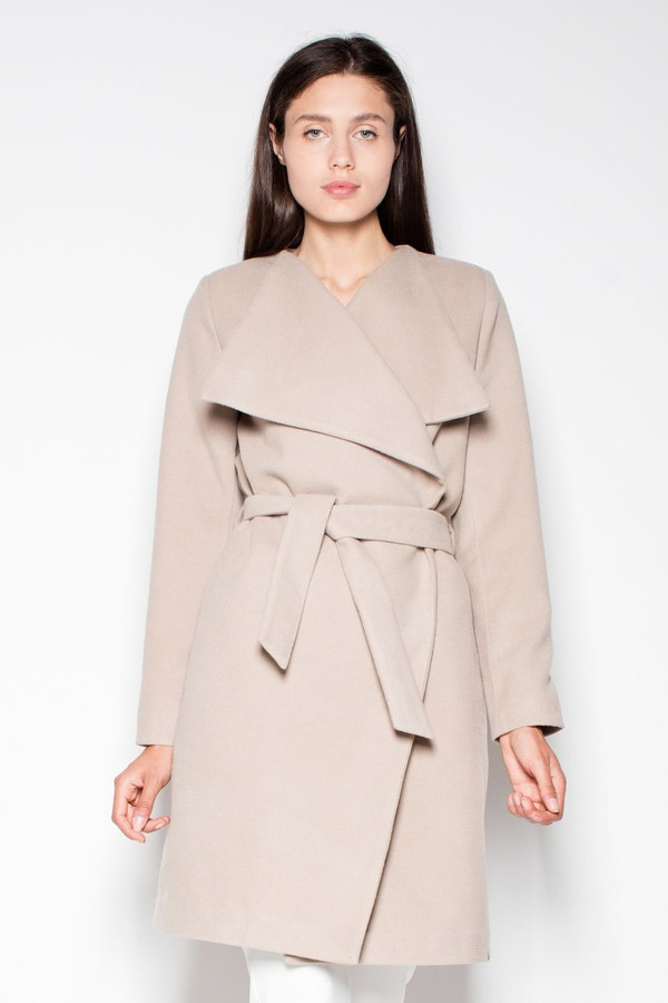 beige - Coat model 77415 Venaton U704-77415