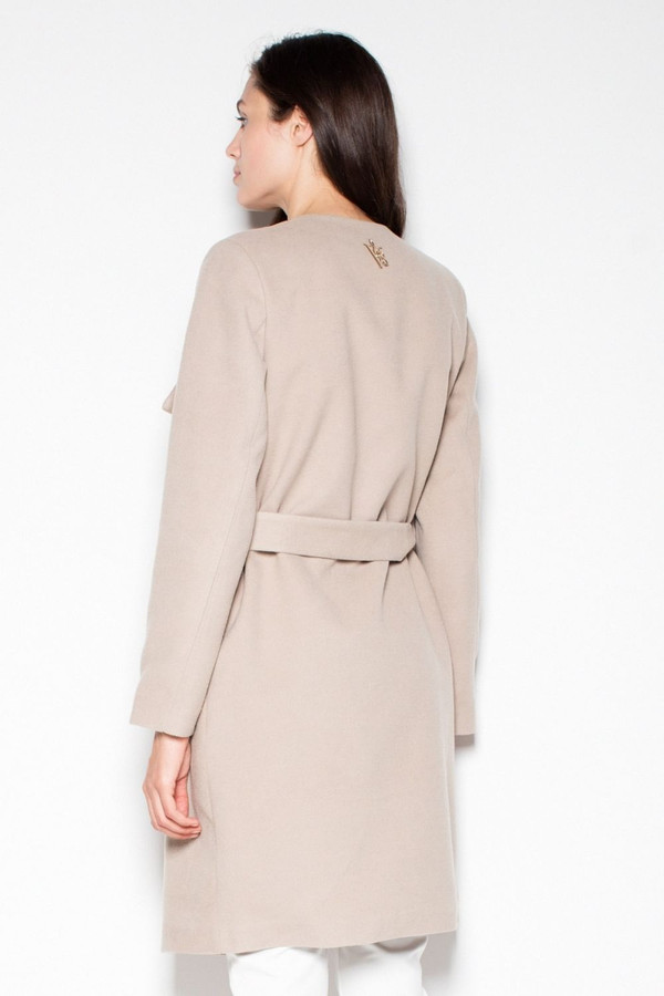 beige - Coat model 77415 Venaton U704-77415