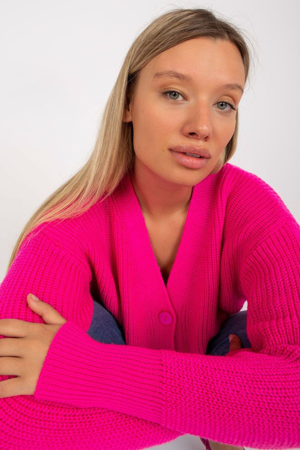 pink - Cardigan model 174744 Rue Paris U704-174744