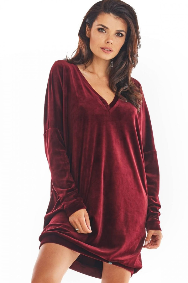 red - Daydress model 149782 awama U704-149782