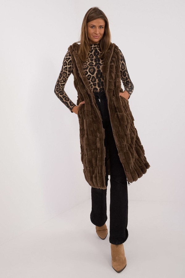 brown - Gilet model 199770 AT U704-199770