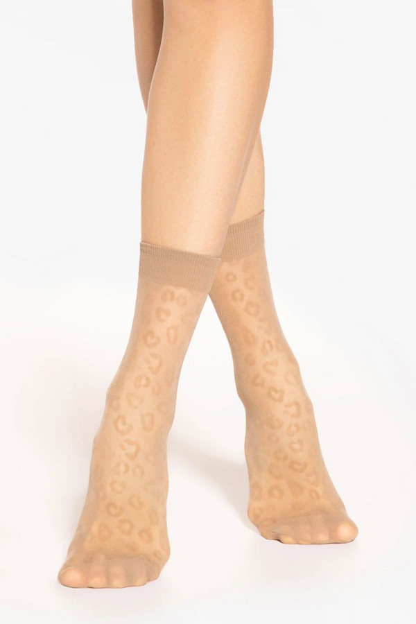 beige - Socks model 213350 Gatta U704-213350