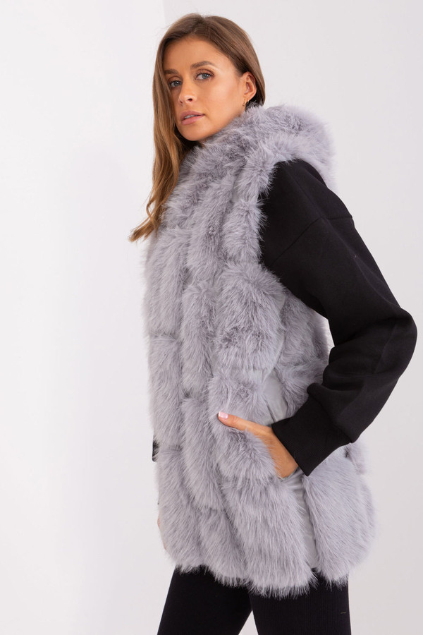 grey - Gilet model 187591 AT U704-187591